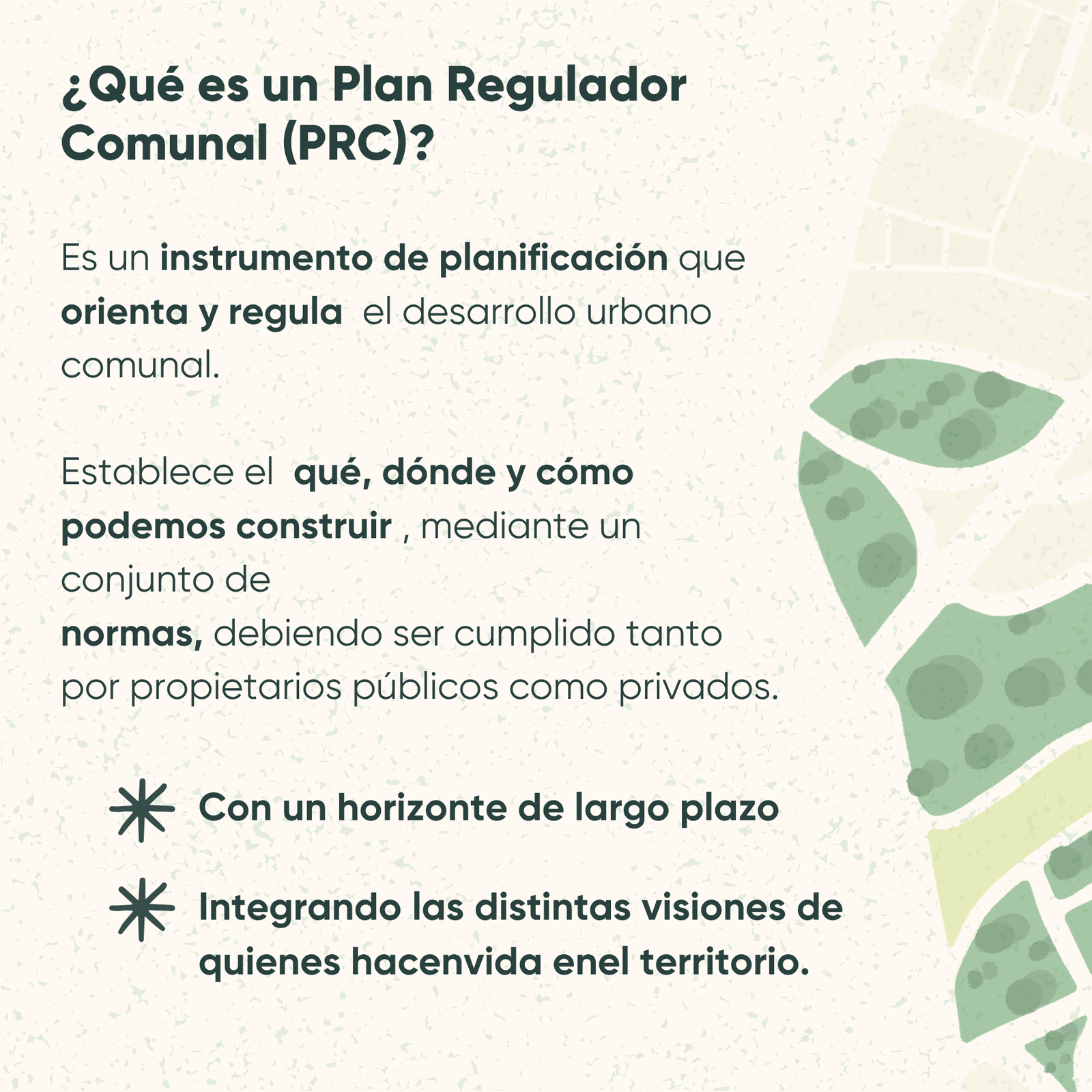 ¿Qué es un Plan Regulador Comunal (PRC)